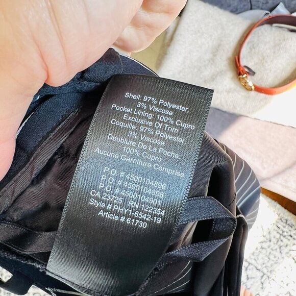 ❤️ Babaton Modesto pants, black white striped, Size 2 - Picture 10 of 11